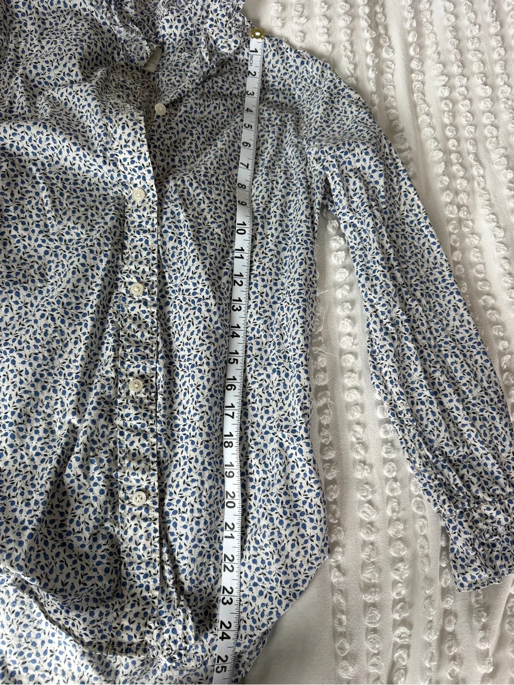 J. Crew Liberty of London Classic Fit Shirt, Floral, size 0